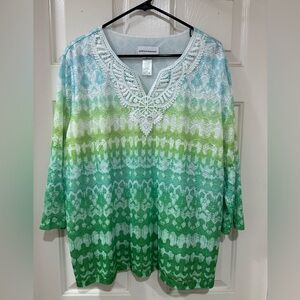 NWOT Alfred Dunner woman’s blouse XL